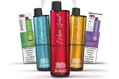 IVG 2400 Rechargeable Vape Kit Box Of 5 - Vapewholesalesupplier